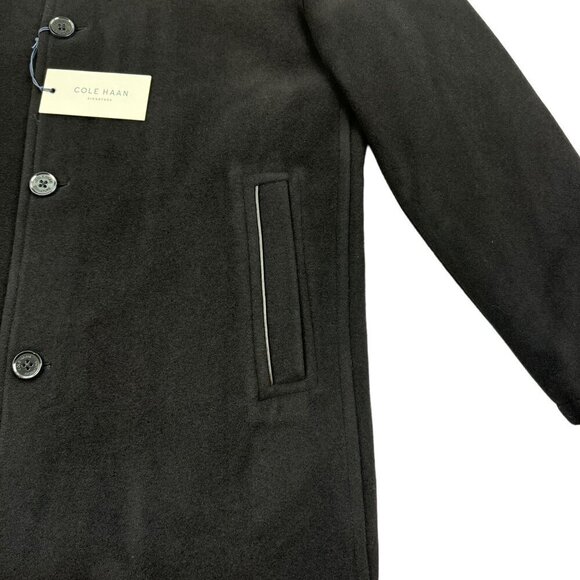 Cole Haan Signature Wool Blend Topper/Car Coat Men's Size Large - Picture 3 of 12